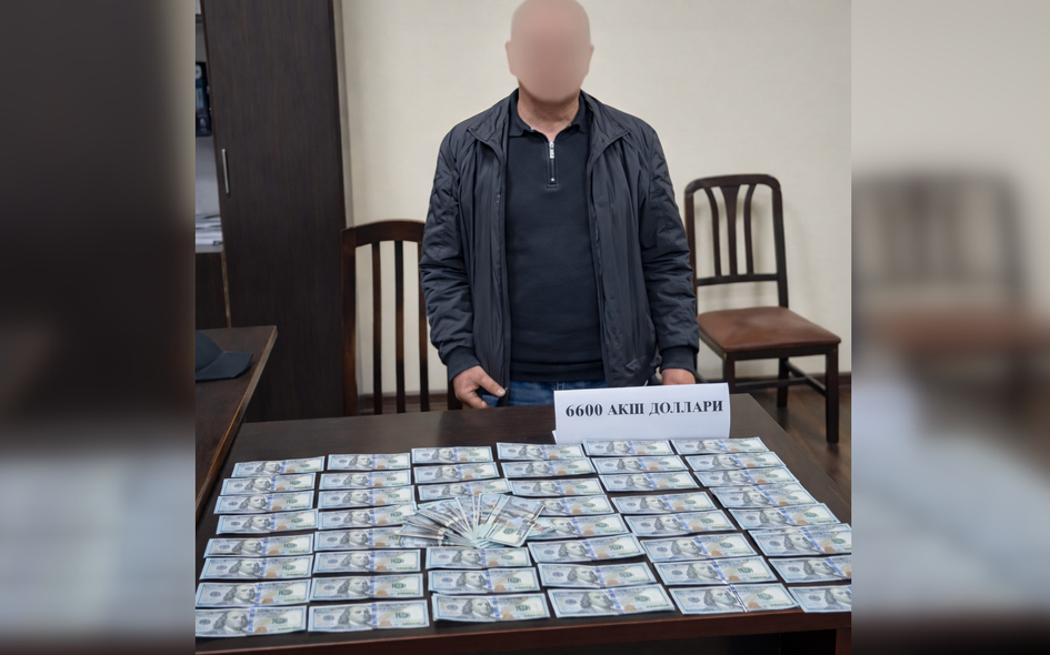 Qashqadaryoda bozor rahbari pora bilan qo‘lga tushdi